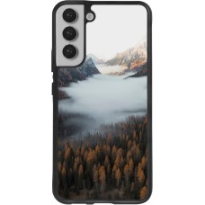 Samsung Galaxy S22+ Case Hülle - Silikon schwarz Autumn 22 forest lanscape
