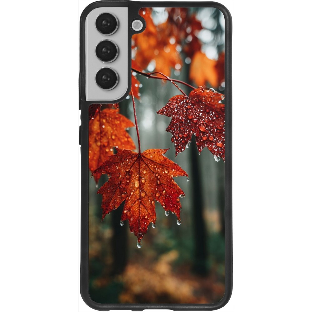 Samsung Galaxy S22+ Case Hülle - Silikon schwarz Autumn 25 Rain