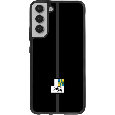 Coque Samsung Galaxy S22+ - Silicone rigide noir Canton GR noir