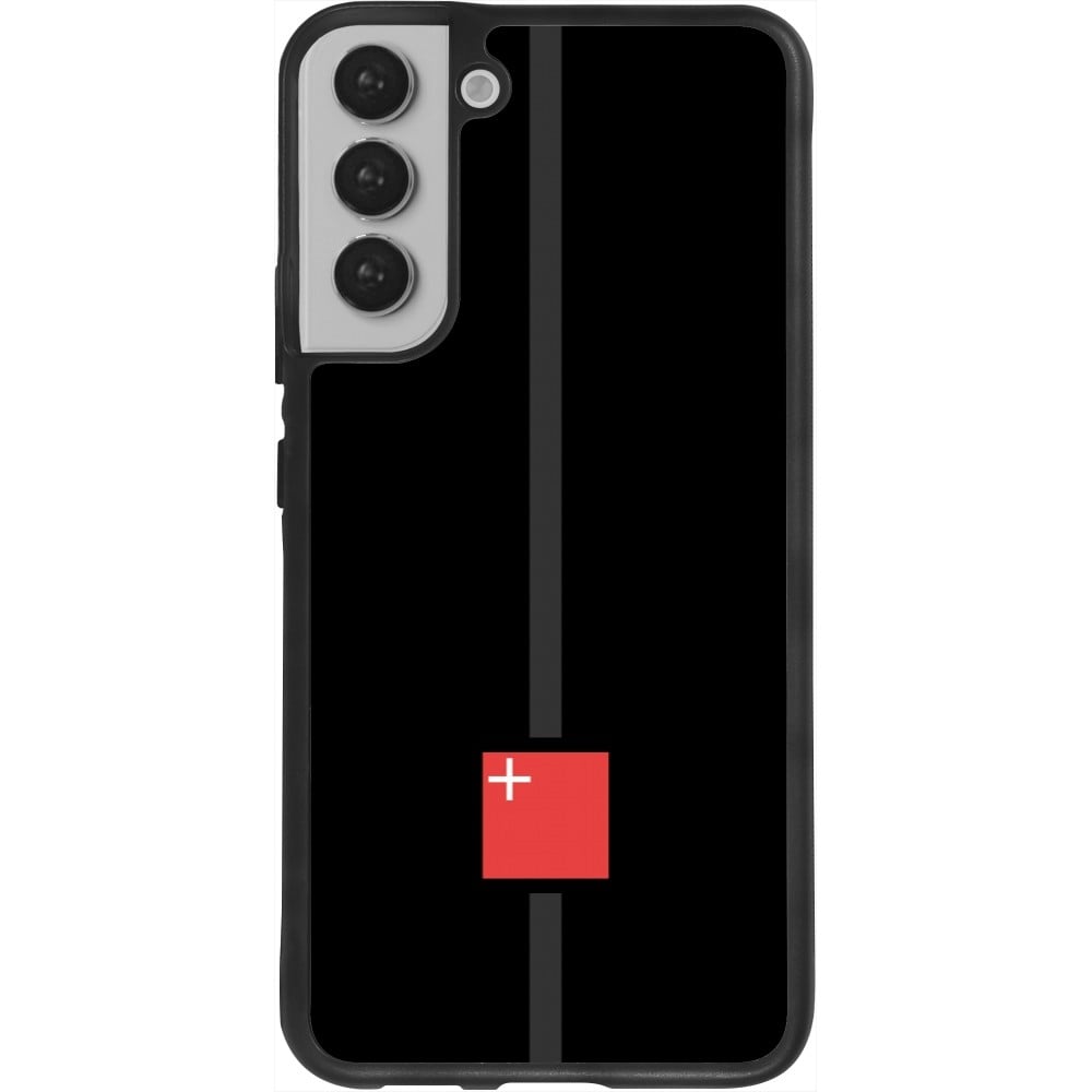Samsung Galaxy S22+ Case Hülle - Silikon schwarz Kanton SZ schwarz