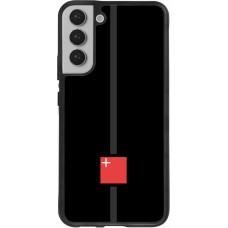 Samsung Galaxy S22+ Case Hülle - Silikon schwarz Kanton SZ schwarz