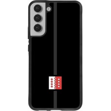 Coque Samsung Galaxy S22+ - Silicone rigide noir Canton VS noir