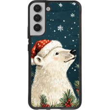 Coque Samsung Galaxy S22+ - Silicone rigide noir Christmas 25 Bear