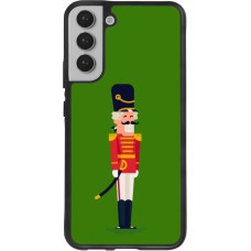 Samsung Galaxy S22+ Case Hülle - Silikon schwarz Christmas 25 Nutcracker Green