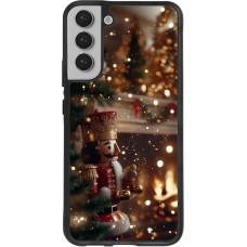 Samsung Galaxy S22+ Case Hülle - Silikon schwarz Christmas 25 Xmas Nutcracker