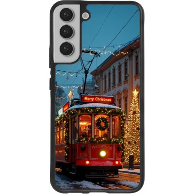 Samsung Galaxy S22+ Case Hülle - Silikon schwarz Christmas 25 Xmas Train