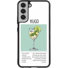 Samsung Galaxy S22+ Case Hülle - Silikon schwarz Cocktail Rezept Hugo