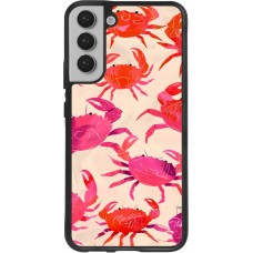 Samsung Galaxy S22+ Case Hülle - Silikon schwarz Crabs Paint
