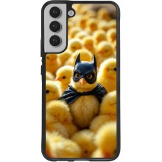 Coque Samsung Galaxy S22+ - Silicone rigide noir Easter 2026 Chicken Batman