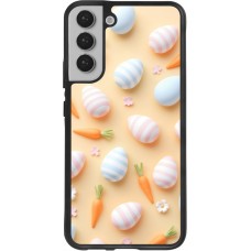 Coque Samsung Galaxy S22+ - Silicone rigide noir Easter 2026 Pattern Easter