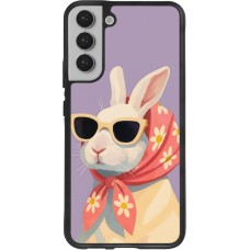 Coque Samsung Galaxy S22+ - Silicone rigide noir Easter 2026 Rabbit with scarf