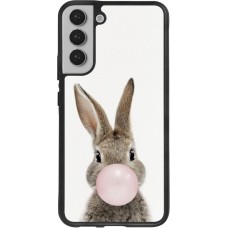 Samsung Galaxy S22+ Case Hülle - Silikon schwarz Easter 2023 bubble gum bunny