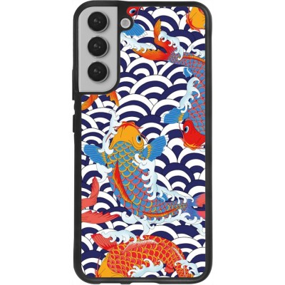 Samsung Galaxy S22+ Case Hülle - Silikon schwarz Easter 2023 japanese fish