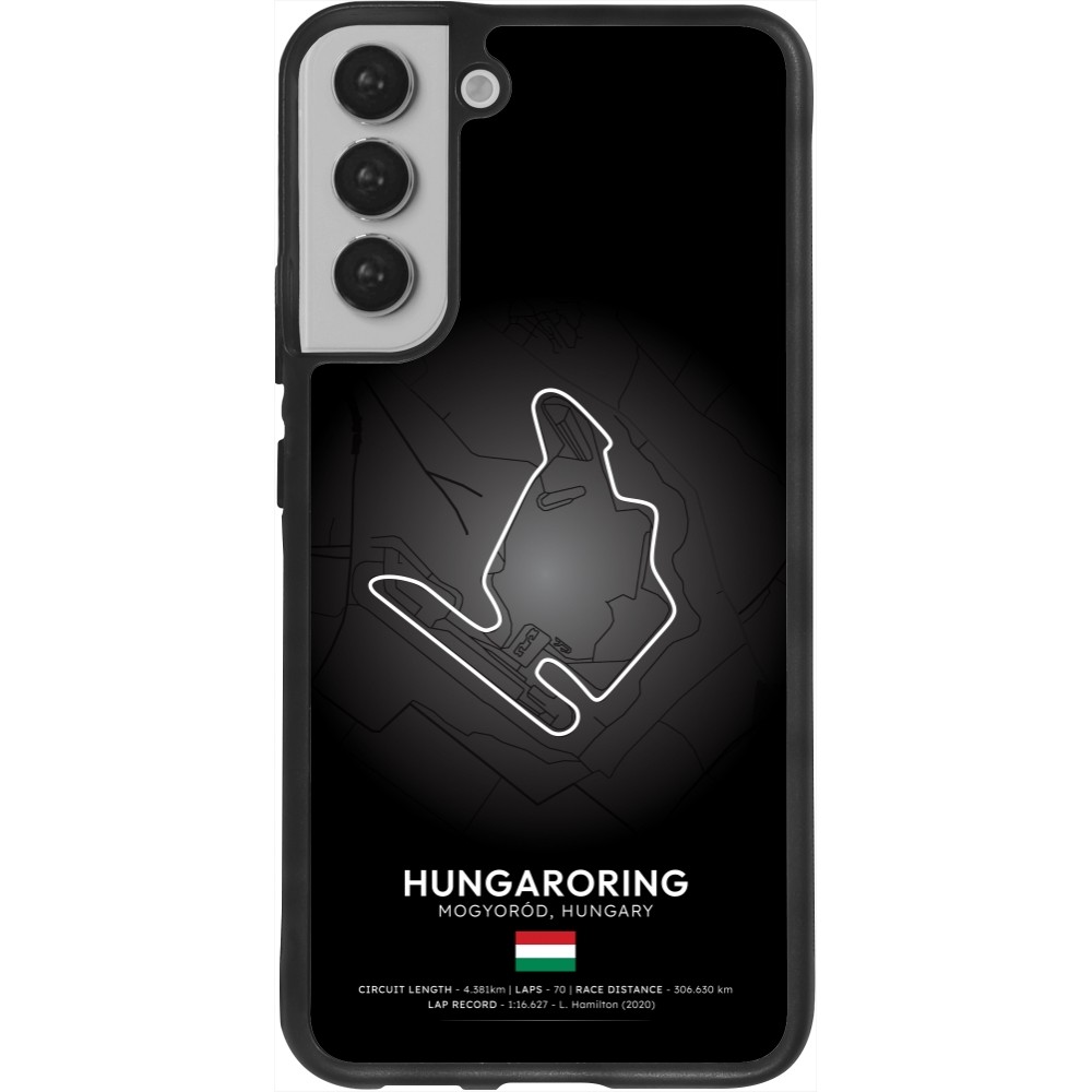 Coque Samsung Galaxy S22+ - Silicone rigide noir F1 Track 2025 Hungary