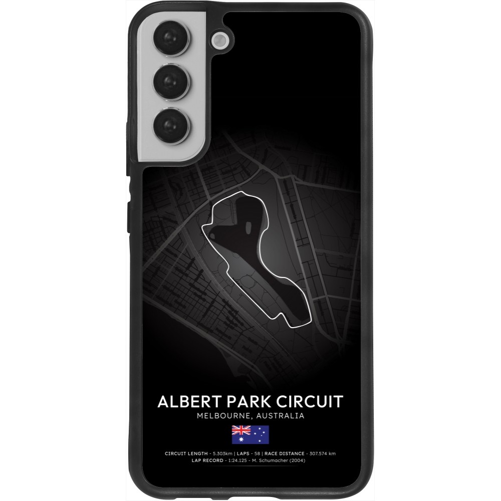 Samsung Galaxy S22+ Case Hülle - Silikon schwarz F1 Track 2025 Melbourne