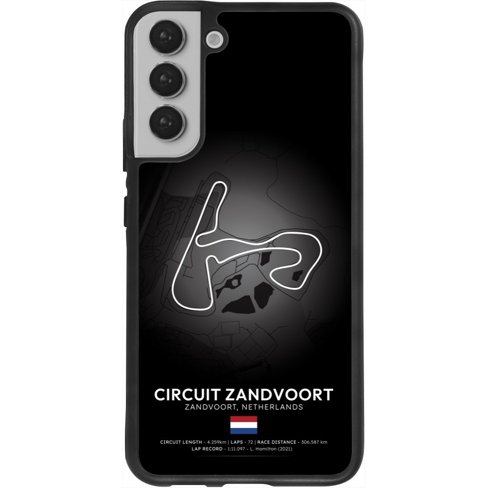 Coque Samsung Galaxy S22+ - Silicone rigide noir F1 Track 2025 Netherlands
