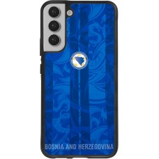 Coque Samsung Galaxy S22+ - Silicone rigide noir Maillot de football Bosnie-Herzégovine 2026 personnalisable