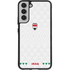 Coque Samsung Galaxy S22+ - Silicone rigide noir Maillot de football Irak 2026 personnalisable