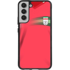 Samsung Galaxy S22+ Case Hülle - Silikon schwarz Iran 2022 personalisierbares Fussballtrikot