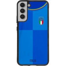 Samsung Galaxy S22+ Case Hülle - Silikon schwarz Italien 2022 personalisierbares Fußballtrikot