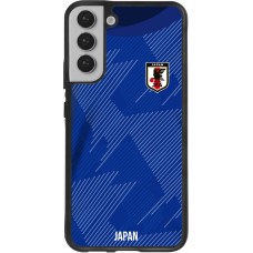 Samsung Galaxy S22+ Case Hülle - Silikon schwarz Japan 2022 personalisierbares Fussballtrikot