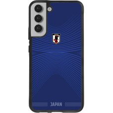 Coque Samsung Galaxy S22+ - Silicone rigide noir Maillot de football Japon 2026 personnalisable