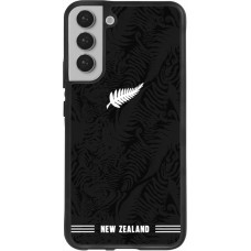 Coque Samsung Galaxy S22+ - Silicone rigide noir Maillot de football Nouvelle-Zélande 2026 personnalisable