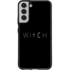 Samsung Galaxy S22+ Case Hülle - Silikon schwarz Halloween 22 witch word