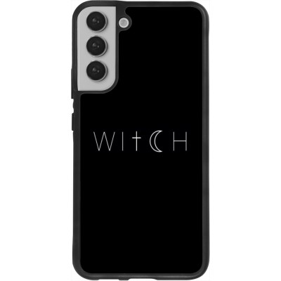 Samsung Galaxy S22+ Case Hülle - Silikon schwarz Halloween 22 witch word