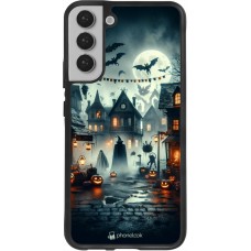 Coque Samsung Galaxy S22+ - Silicone rigide noir Halloween Spookville