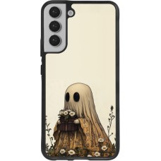 Coque Samsung Galaxy S22+ - Silicone rigide noir Halloween 2025 Ghost gardener