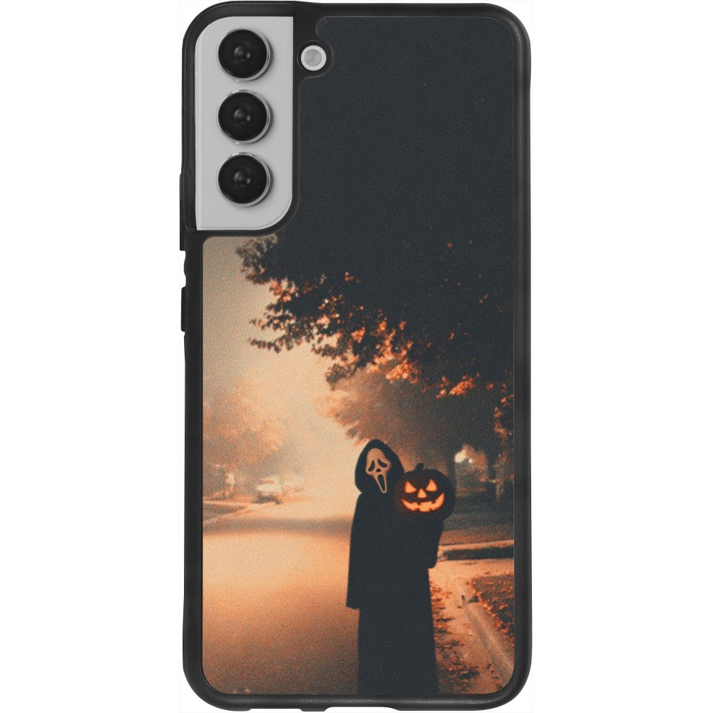 Coque Samsung Galaxy S22+ - Silicone rigide noir Halloween 2025 Scream