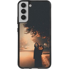 Coque Samsung Galaxy S22+ - Silicone rigide noir Halloween 2025 Scream