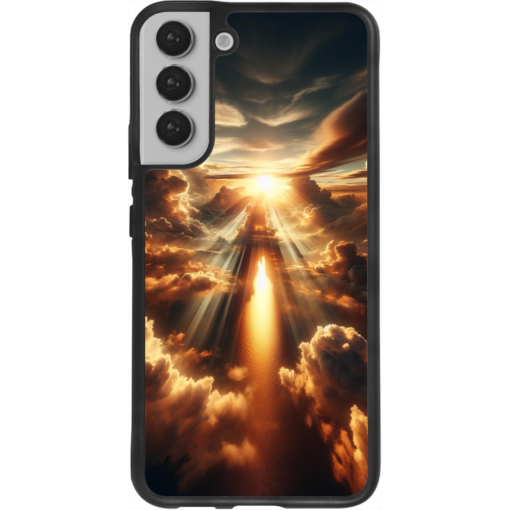 Samsung Galaxy S22+ Case Hülle - Silikon schwarz Himmelsleuchten Zenit