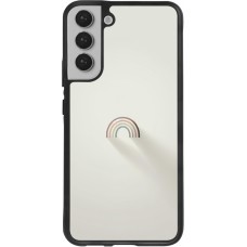 Coque Samsung Galaxy S22+ - Silicone rigide noir Mini Rainbow Minimal