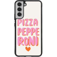 Samsung Galaxy S22+ Case Hülle - Silikon schwarz Pizza pepperoni 2026