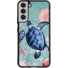 Samsung Galaxy S22+ Case Hülle - Silikon schwarz Preppy Turtle