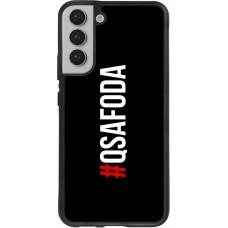 Coque Samsung Galaxy S22+ - Silicone rigide noir Qsafoda 1