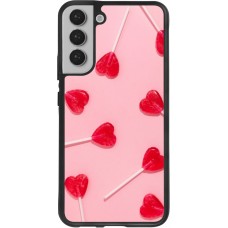 Coque Samsung Galaxy S22+ - Silicone rigide noir Saint Valentines Day 26 Lollipop