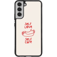 Coque Samsung Galaxy S22+ - Silicone rigide noir Saint Valentines Day 26 Self love self care
