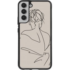Coque Samsung Galaxy S22+ - Silicone rigide noir Salnikova 05