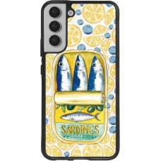Coque Samsung Galaxy S22+ - Silicone rigide noir Sardines in oil 2026