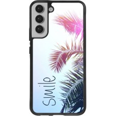 Coque Samsung Galaxy S22+ - Silicone rigide noir Smile 05