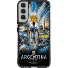 Samsung Galaxy S22+ Case Hülle - Silikon schwarz Fussball Argentinien splash 2026