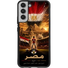 Samsung Galaxy S22+ Case Hülle - Silikon schwarz Fussball Ägypten splash 2026