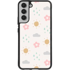 Samsung Galaxy S22+ Case Hülle - Silikon schwarz Spring 23 weather