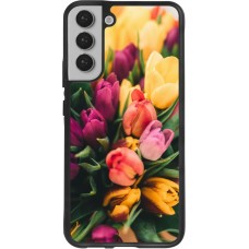 Samsung Galaxy S22+ Case Hülle - Silikon schwarz Bouquet of tulips 2026