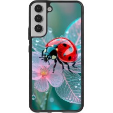 Coque Samsung Galaxy S22+ - Silicone rigide noir Ladybird in bloom 2026