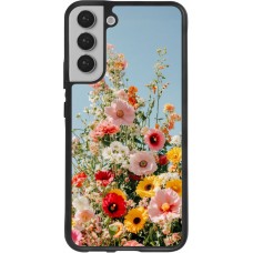 Coque Samsung Galaxy S22+ - Silicone rigide noir Spring flowers 2026