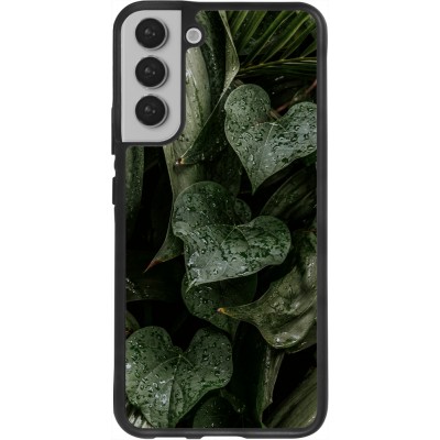 Samsung Galaxy S22+ Case Hülle - Silikon schwarz Spring 23 fresh plants